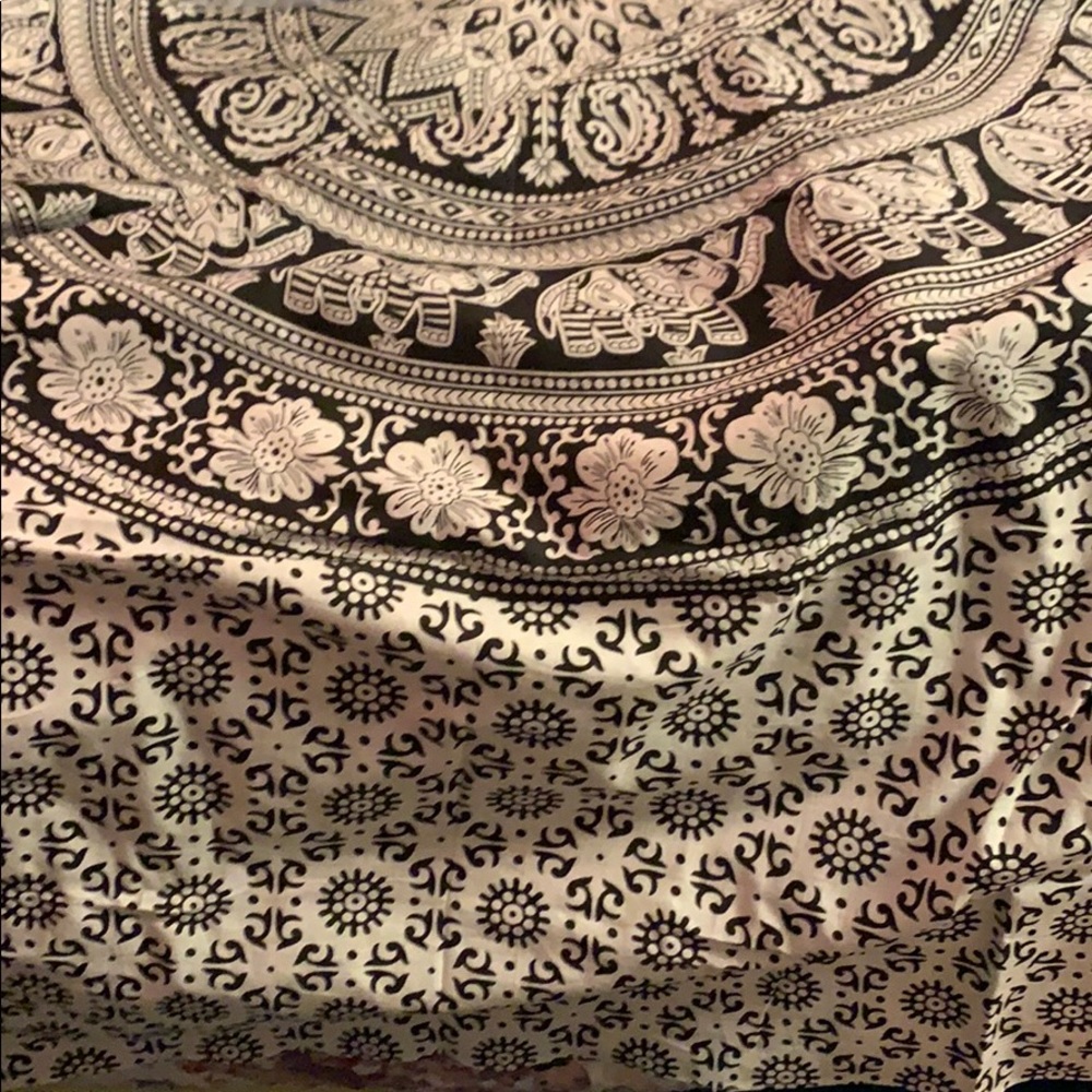 Black and White Tapestry